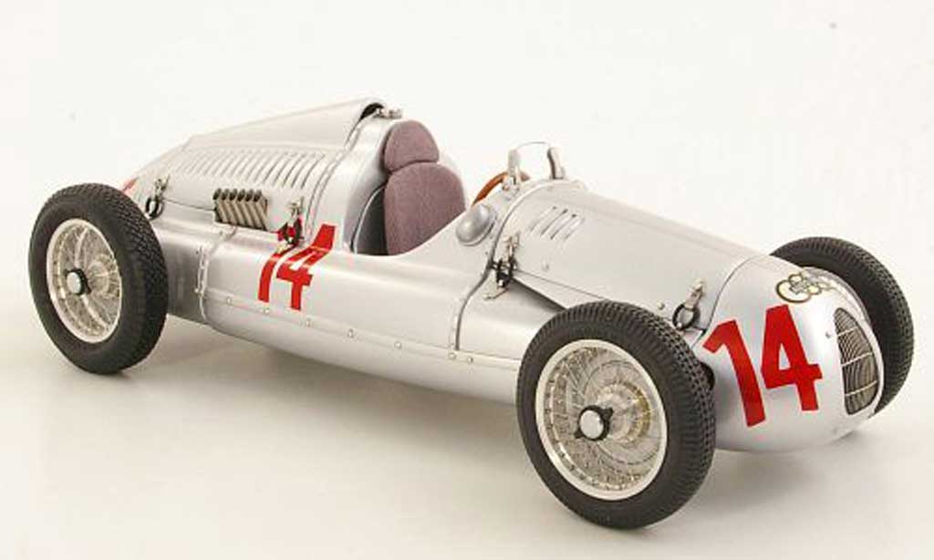 Auto Union Typ D 1/18 CMC No.14 G. Schorsch Meier GP Frankreich 1939 modelauto