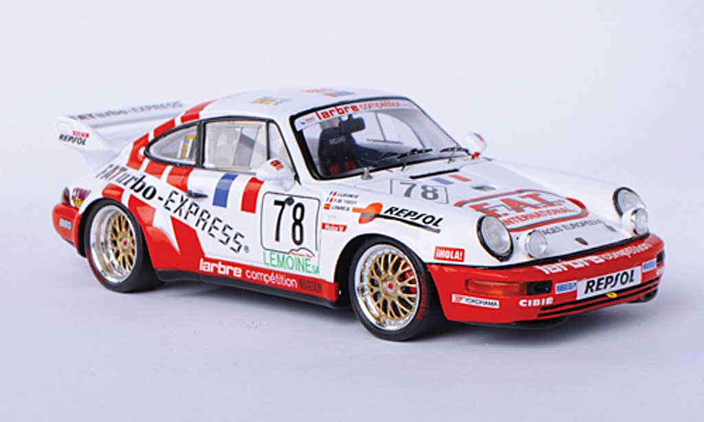 Porsche 993 1/43 Spark 964 Carrera R No.78 F.A.T. J.Leconte / P.de Thoisy / J.Pareja 24h Le Mans 1 modelauto