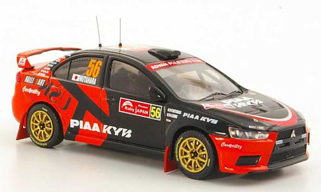 Mitsubishi Lancer Evolution X 1/43 IXO Evolution X No.56 RalliArt F.Nutahara / H.Ichino Rally Japan 2008 modelauto