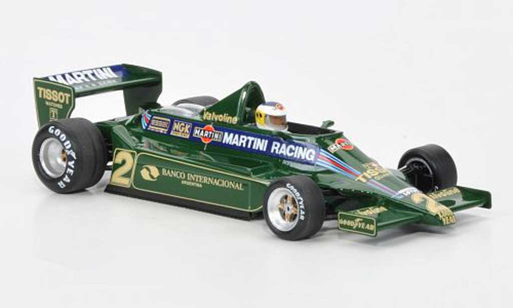 Lotus F1 1979 1/43 Spark 1979 79 No.2 Martini Racing C.Reutemann GP Zilverinien 1979 modelauto