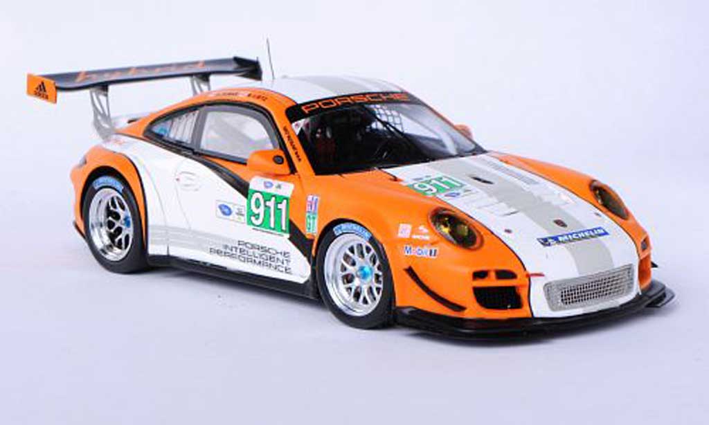 Porsche 997 GT3 1/43 Spark GT3 R hybrid 2.0 No.911 R.Dumas / R.Lietz ALMS 2011 modelauto