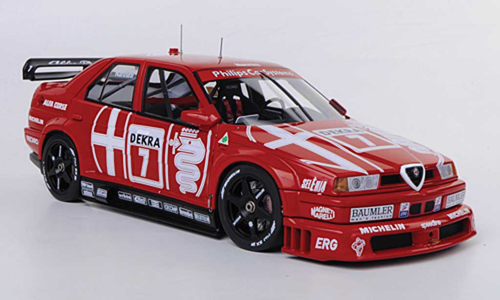Alfa Romeo 155 1/18 Autoart V6 TI No.7 Alfa Corse A.Nannini DTM Hockenheim 1993 modelauto