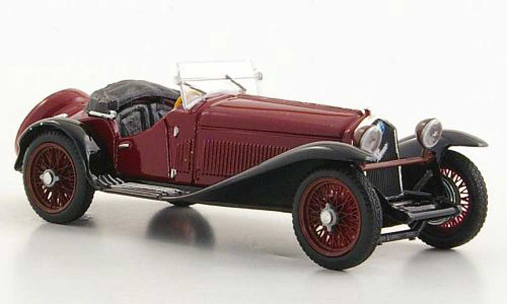 Alfa Romeo 2300 1/43 Brumm rood/zwart modelauto