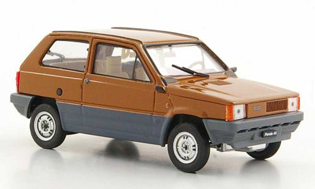 Fiat Panda 1/43 Brumm 45 bruin 1980 modelauto