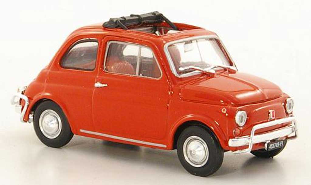 Fiat 500 L 1/43 Brumm L rood 1968 modelauto