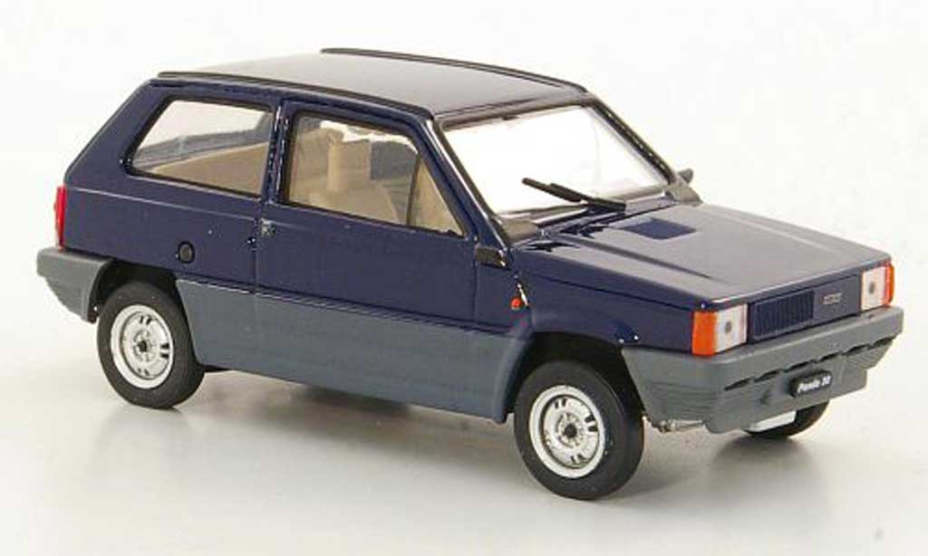 Fiat Panda 1/43 Brumm 30 blauw 1980 modelauto