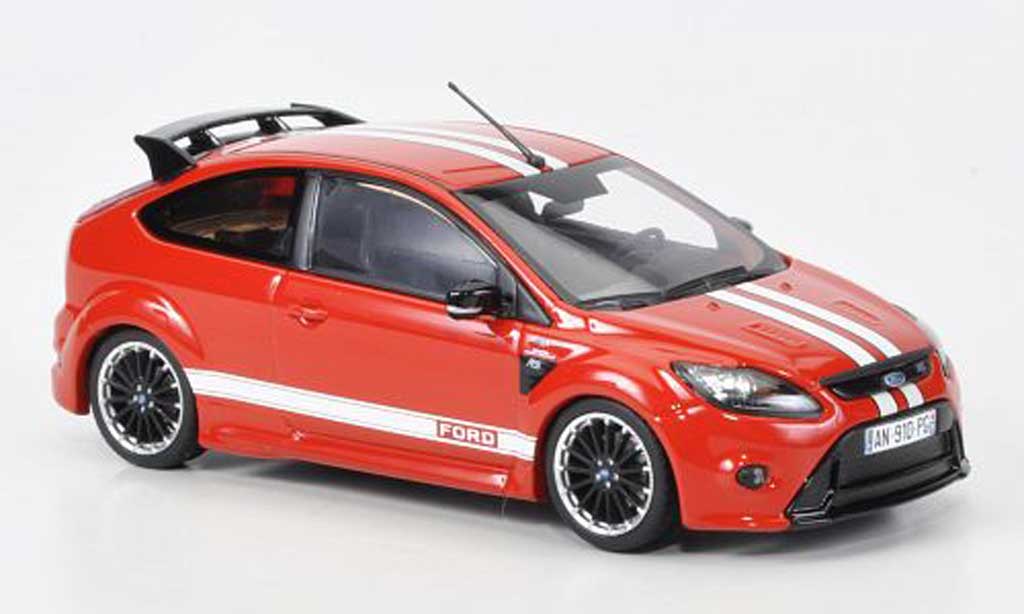 Ford Focus RS Le Mans 1/43 Minichamps RS Le Mans Edition rood (GT 40 Design 1967) Sondermodell MCW 2010 modelauto