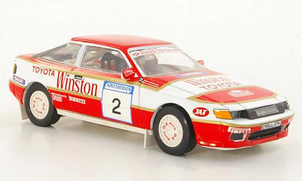 Toyota Celica GT4 1/43 Trofeu GT4 No.2 R.Morgan / M.bin Sulayem Rally Saturnus 1991 modelauto