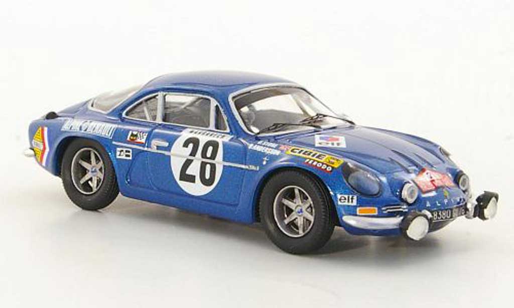 Alpine A110 1/43 Trofeu 1600S No.20 O.Andersson / D.Stone Rally Monte Carlo 1971 modelauto