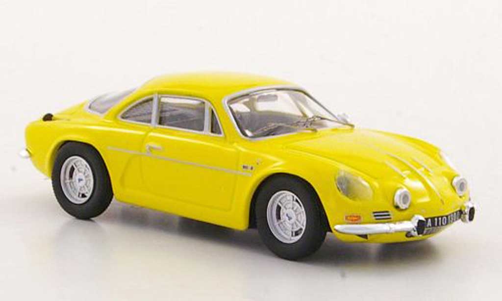 Alpine A110 1/43 Trofeu 1300 S geel Strassenversion modelauto