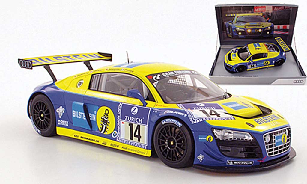 Audi R8 LMS 1/18 Spark LMS No.14 Bilstein Basseng / Fassler / Stippler / Piccini ADAC 24h Nurburgring 2011 modelauto