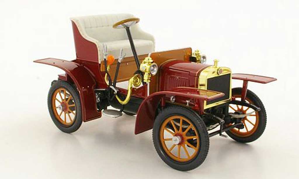 Laurin Klement Voiturette 1/18 Abrex Laurin-Klement rood 1905 modelauto