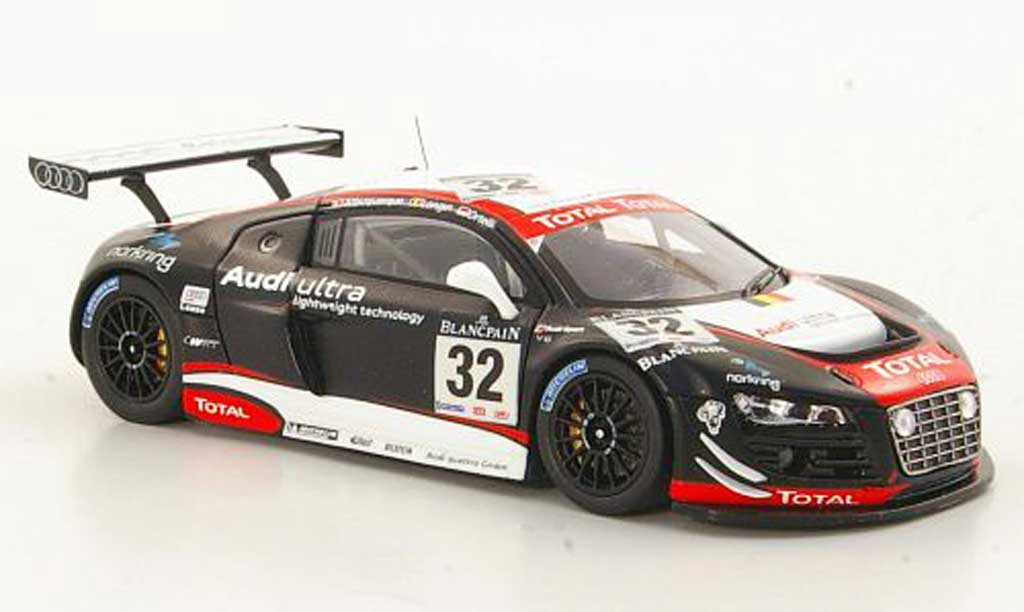 Audi R8 LMS 1/43 Spark LMS No.32 Belgian Club Albuquerque / Longin / Ortelli 24h Spa 2011 modelauto