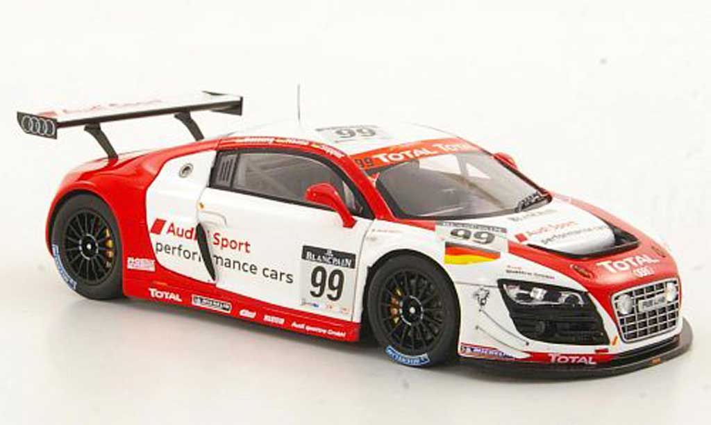 Audi R8 LMS 1/43 Spark LMS No.99 Sport Performance Cars Basseng / Haase / Stippler 24h Spa 2011 modelauto