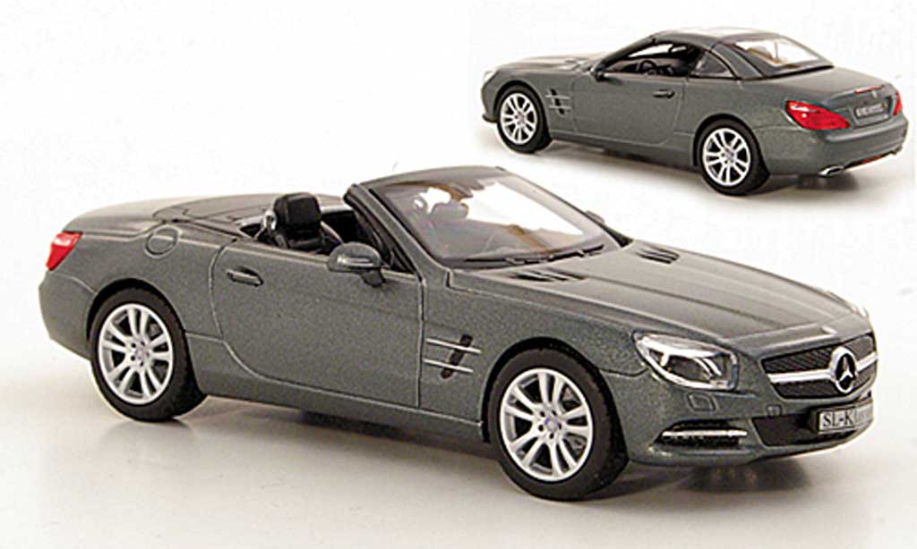 Mercedes Classe SL 1/43 Norev (R231) mattgrijs 2012 modelauto