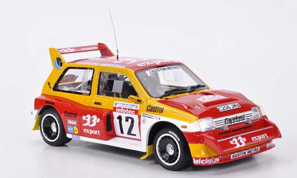 MG Metro 1/18 Ottomobile 6R4 No.12 33 export D.Auriol/B.Occelli Rallye Frankreich 1986 modelauto