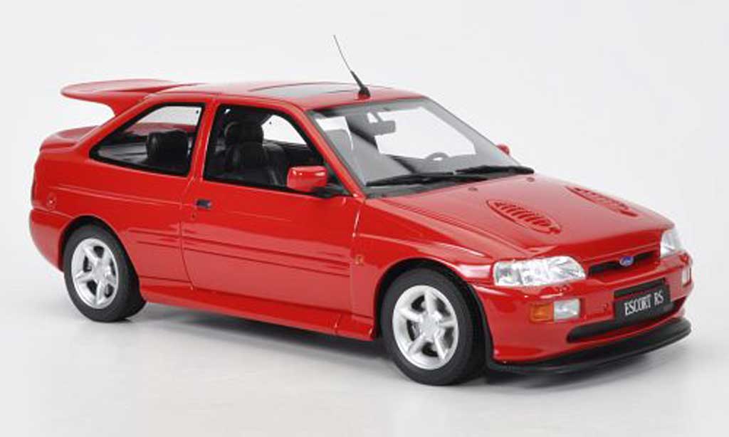 Ford Escort Cosworth 1/18 Ottomobile Cosworth rood 1992 modelauto