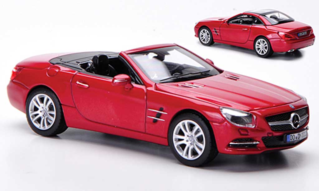 Mercedes Classe SL 500 1/43 Norev 500 (R231) rood 2012 modelauto