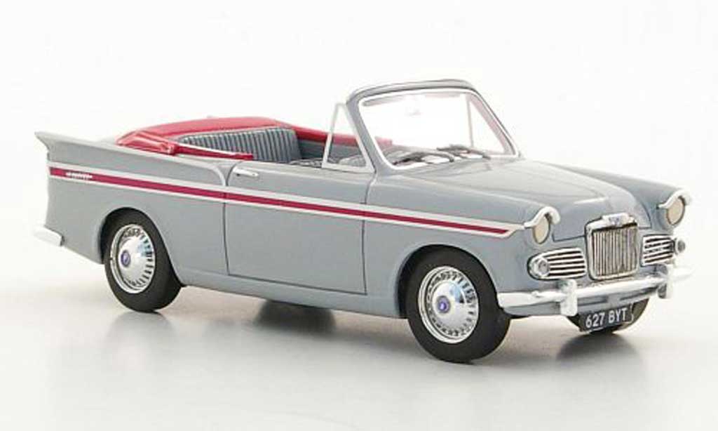 Sunbeam Rapier 1/43 Silas Models Series IIIa Cabriolet grijs/lila 1961 modelauto