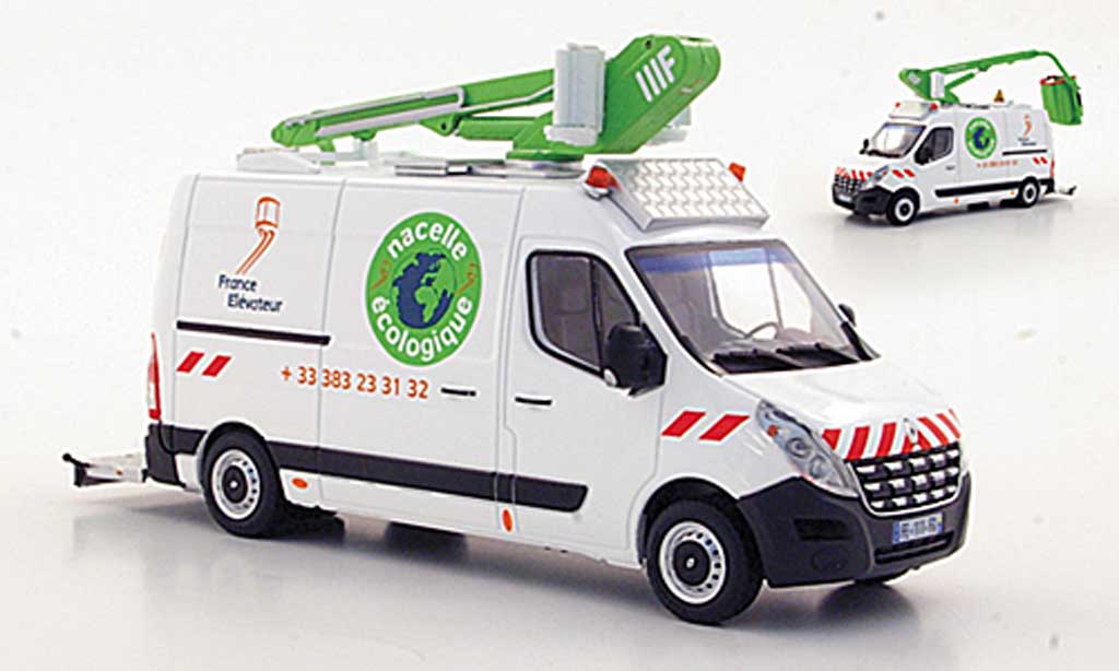 Renault Master 1/43 Eligor France Elevateur avec Hubarbeitsbuhne modelauto