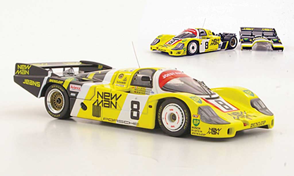 Porsche 956 1984 1/43 HPI 1984 LH No.8 New Man J.L.Schlesser / S.Johansson / M.de Narvaez 24h Le Mans modelauto