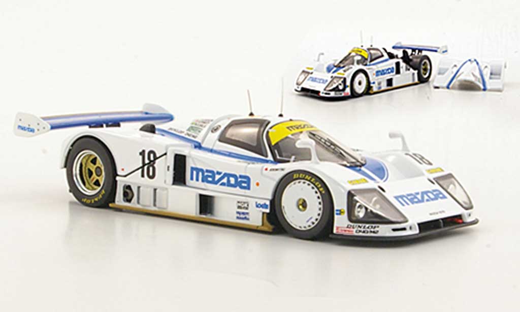 Mazda 787B 1/43 HPI No.18 D.Kennedy / S.Johansson / M.S.Sala 24h Le Mans 1991 modelauto