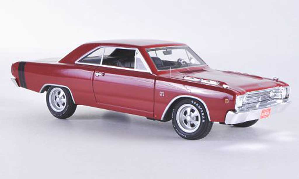 Dodge Dart 1968 1/43 Highway 61 1968 GTS rood/zwart modelauto