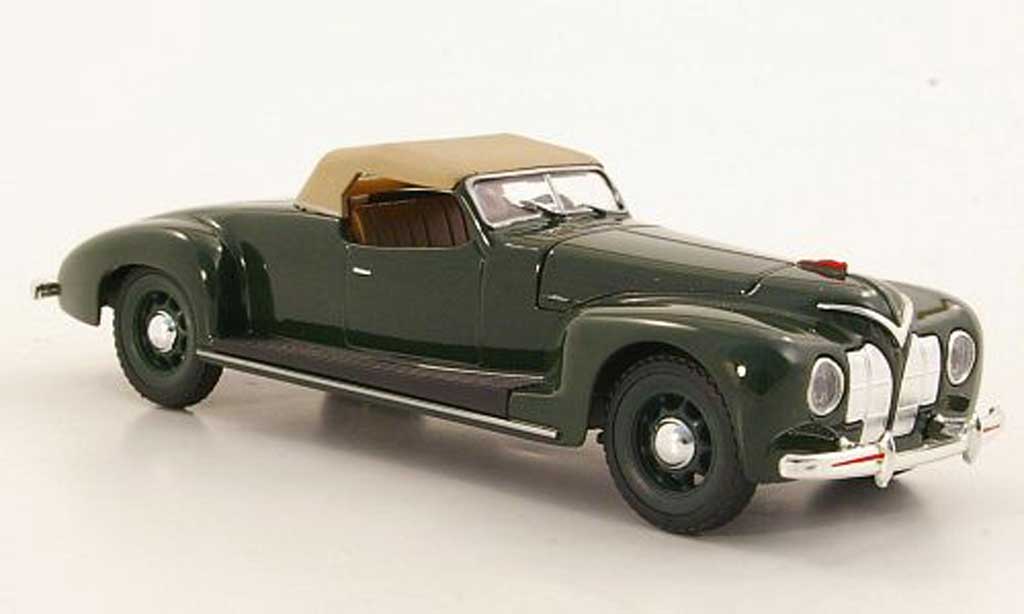 Zis 101 1/43 Nash Avtoprom A Sport grun geschlossenes Verdeck modelauto