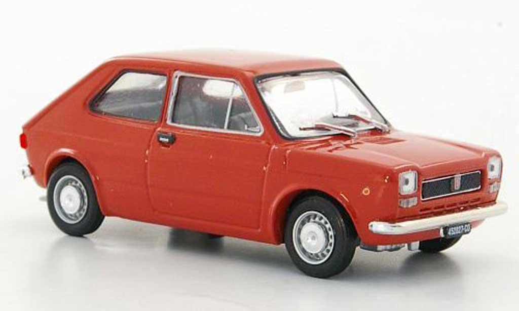 Fiat 127 1/43 Brumm bruin rood 1971 modelauto