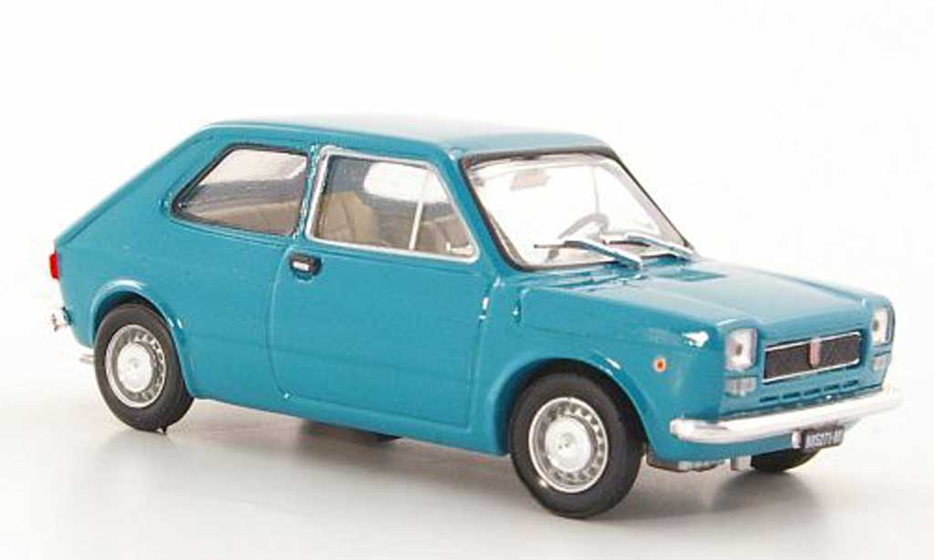 Fiat 127 1/43 Brumm blauw grun 1971 modelauto