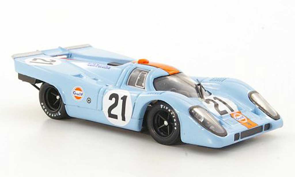 Porsche 917 1970 1/43 Brumm 1970 No.21 JWA-Gulf Racing Team Rodriguez / Kinnunen 24h Le Mans modelauto