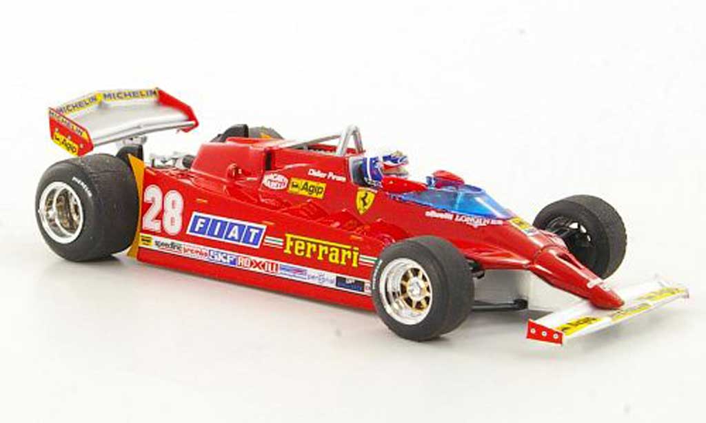 Ferrari 126 1981 1/43 Brumm 1981 CK Turbo No.28 D.Pironi GP USA West modelauto