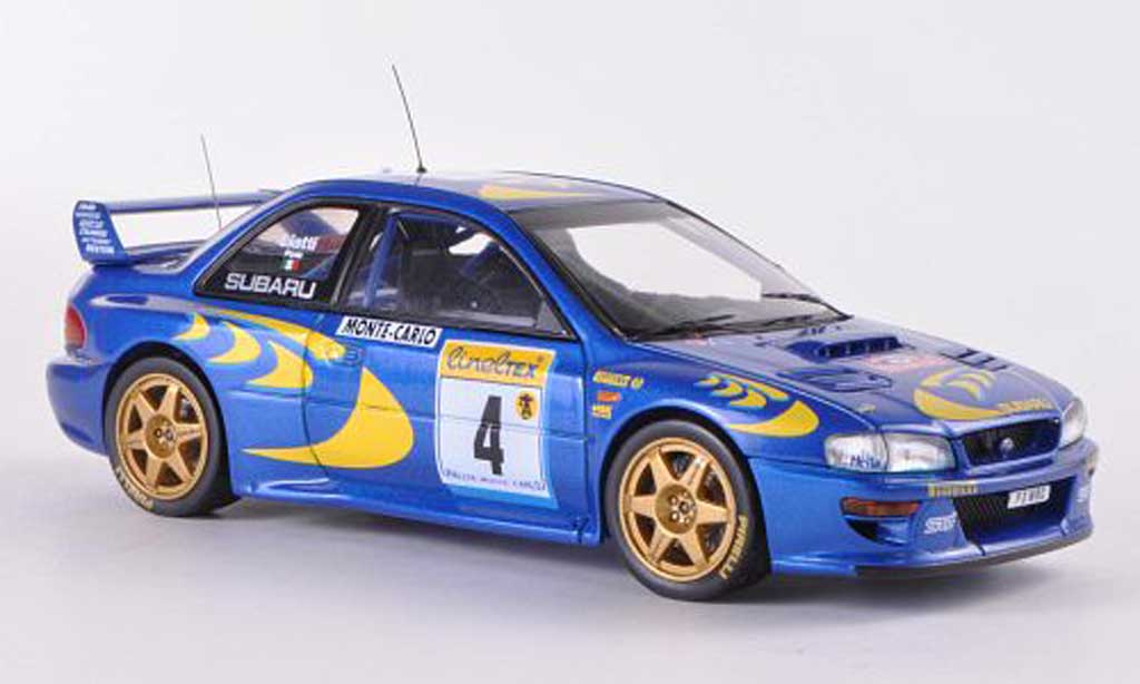 Subaru Impreza WRC 1/43 HPI WRC 97 No.4 P.Liatti / F.Pons Rally Monte Carlo 1997 modelauto