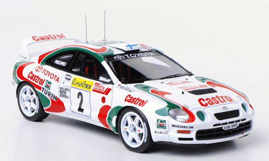 Toyota Celica GT Four 1/43 HPI 1995 GT Four No.2 Team Europe / Castrol J.Kankkunen / N.Grijst Rally Monte Carlo modelauto