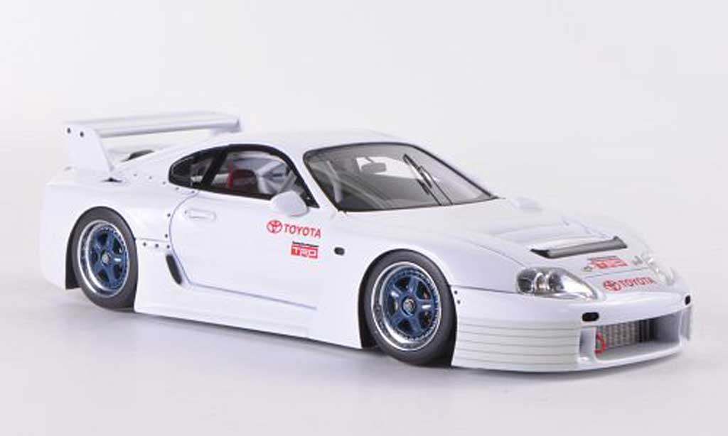 Toyota Supra GT LM 1/43 HPI GT LM GT LM wit N.Nagasaka Testfahrzeug Fuji 1996 modelauto