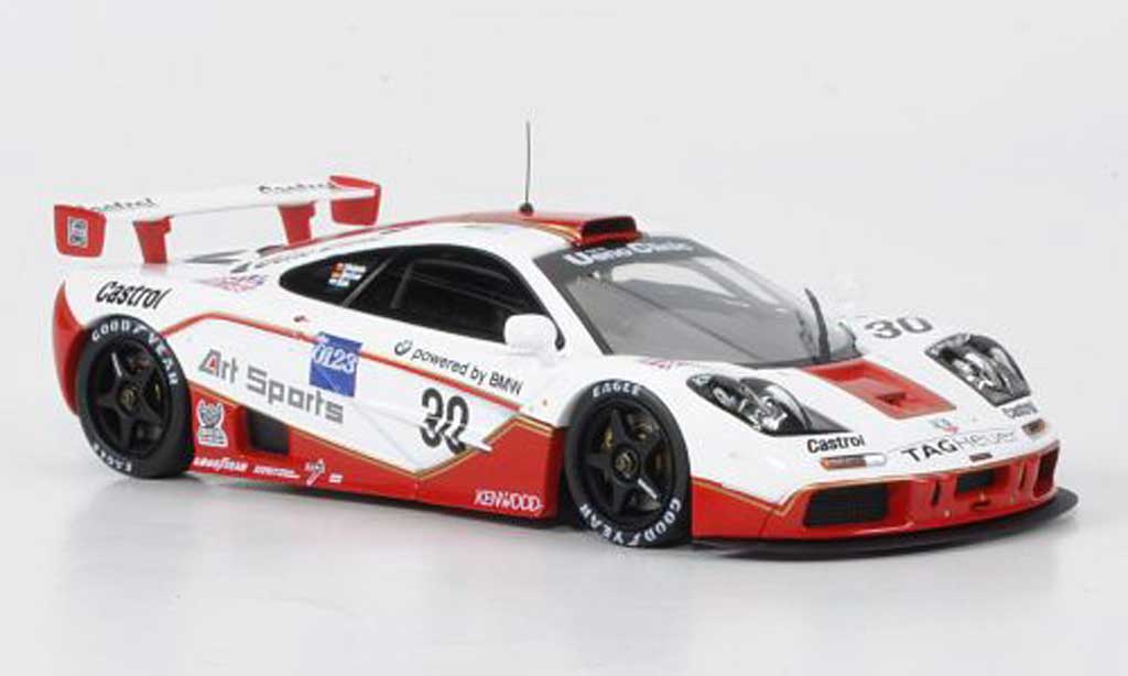 McLaren F1 1/43 HPI GTR No.30 Art Sports Nielsen/Bscher/Kox 24h Le Mans 1996 modelauto