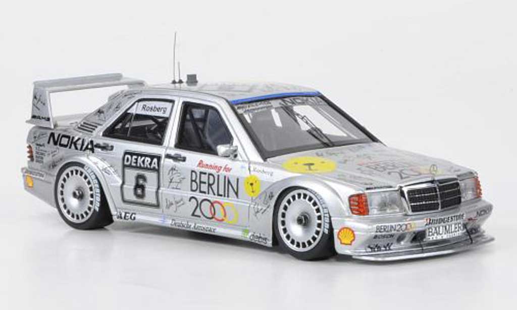 Mercedes 190 E 1/43 HPI E 2.5-16 Evo II No.6 Berlin 2000 K.Rosberg DTM 1992 modelauto