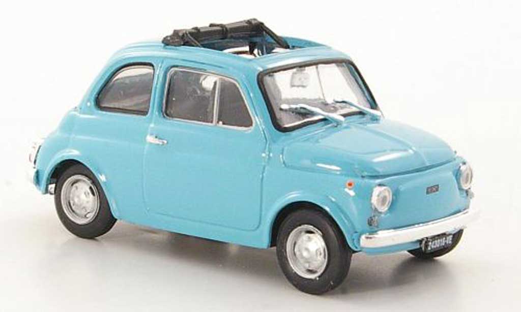 Fiat 500 R 1/43 Brumm R aperta turkis 1972 modelauto