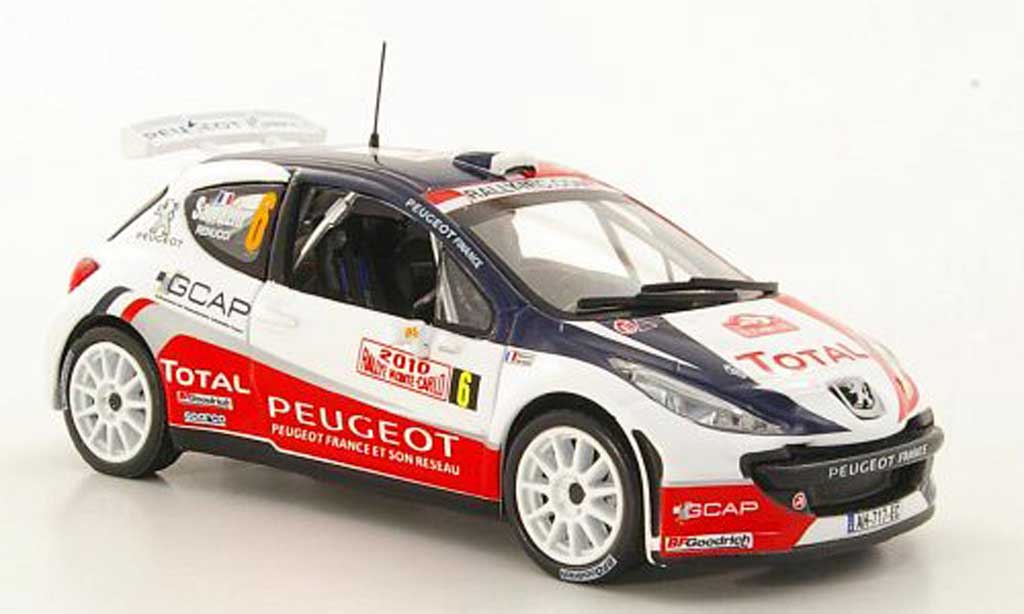 Peugeot 207 S2000 1/43 Hachette S2000 No.6 Total S.Sarrazin / J.-J.Renucci Rally Monte Carlo 2010 modelauto