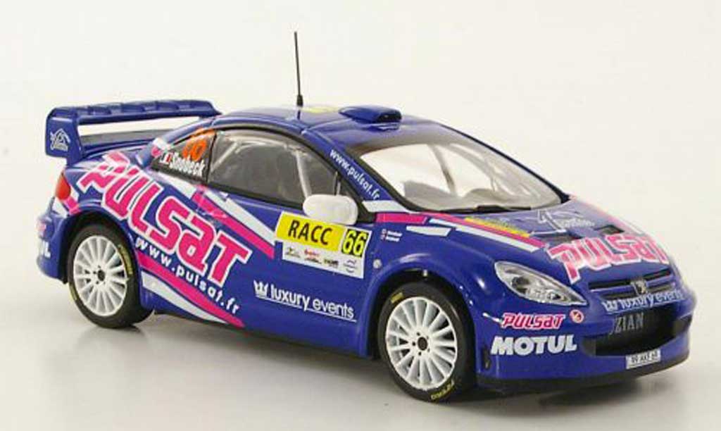 Peugeot 307 WRC 1/43 Hachette WRC No.66 Pulsat D.Snobeck / G.Mondesir Rally Catalunya 2009 modelauto