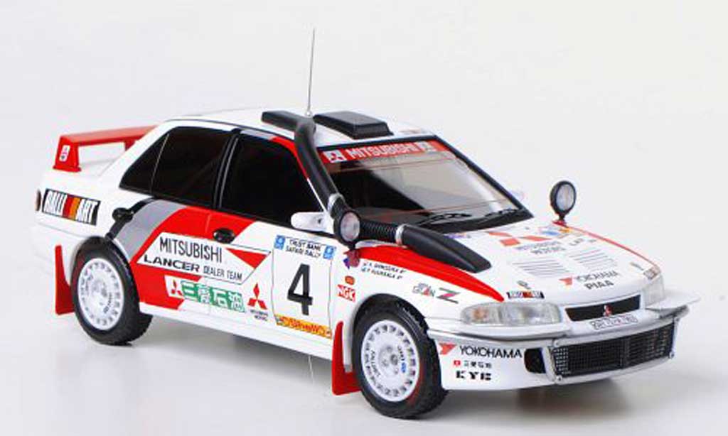 Mitsubishi Lancer Evolution II 1/43 HPI Evolution II No.4 RalliArt P.Kuukkala / K.Shinozuka Safari Rally 1994 modelauto