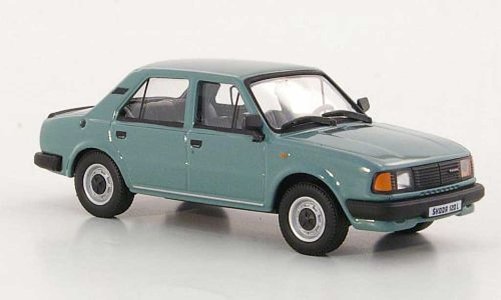 Skoda 120 1/43 Abrex L grijsgrun 1986 modelauto