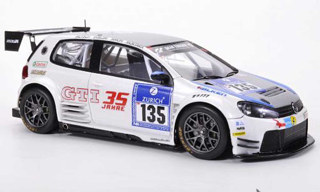 Volkswagen Golf VI 1/43 Spark VI 24 No.135 Mutsch / Ekblom / Simon / Mortara 24h ADAC Nurburgring 2011 modelauto