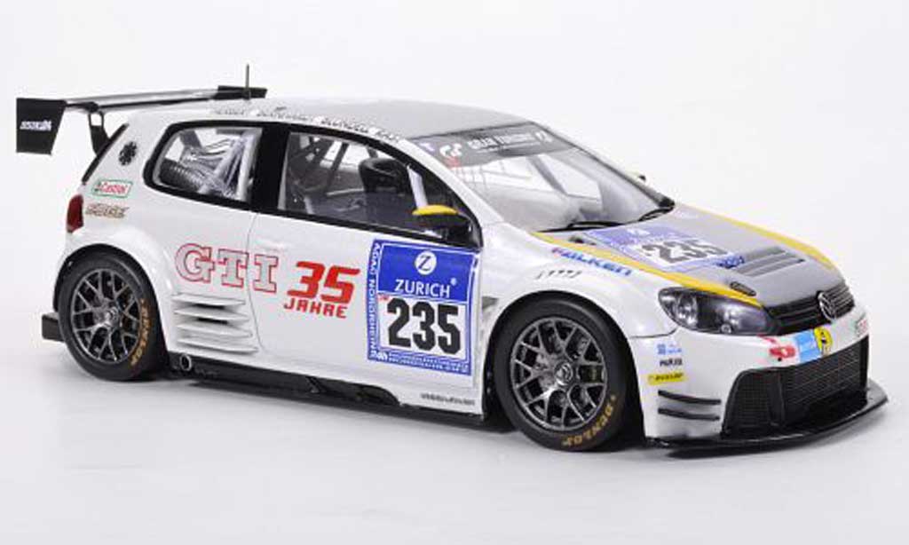 Volkswagen Golf VI 1/43 Spark VI 24 No.235 Herbert / Bernhardt / Blundell / Rast 24h ADAC Nurburgring 2011 modelauto