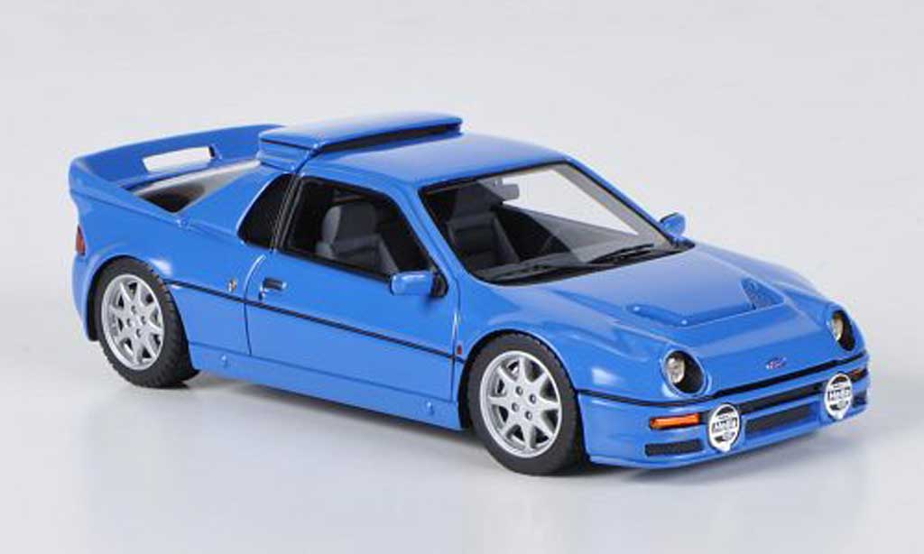 Ford RS 200 1/43 HPI blauw LHD modelauto