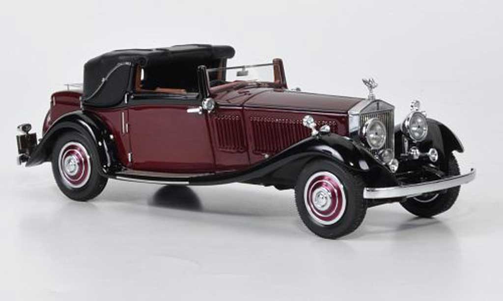Rolls Royce Phantom 1934 1/43 Neo 1934 II Owen Sedanca Coupe J. Gurnney Nutting & Co. rood/zwart lim. Auflage 500 1934 modelauto