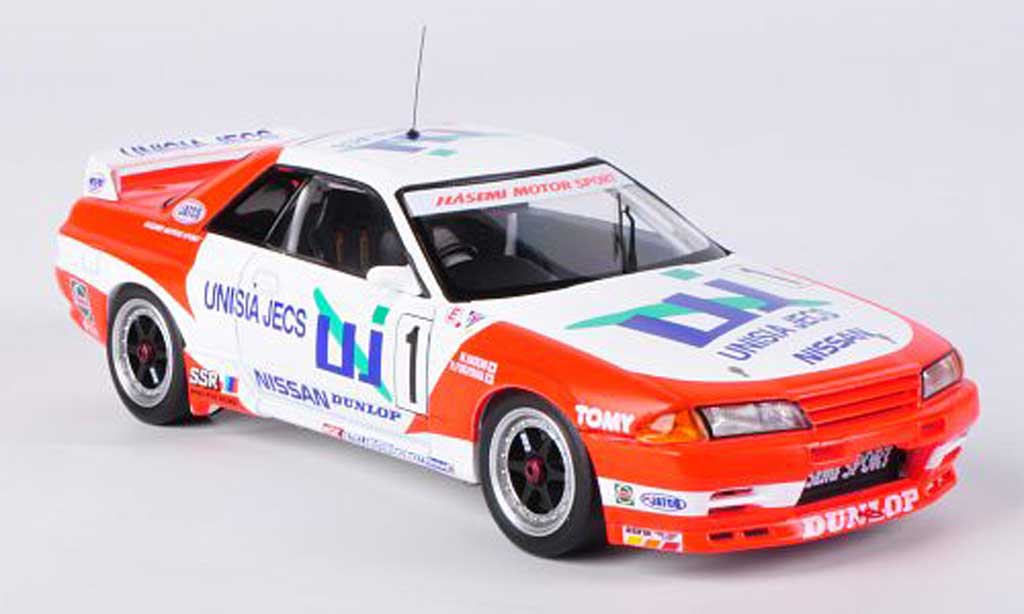 Nissan Skyline R32 1/43 HPI R32 GT-R No.1 Unisia Jecs M.Hasemi / H.Fukuyama JTC Suzuka 1993 modelauto