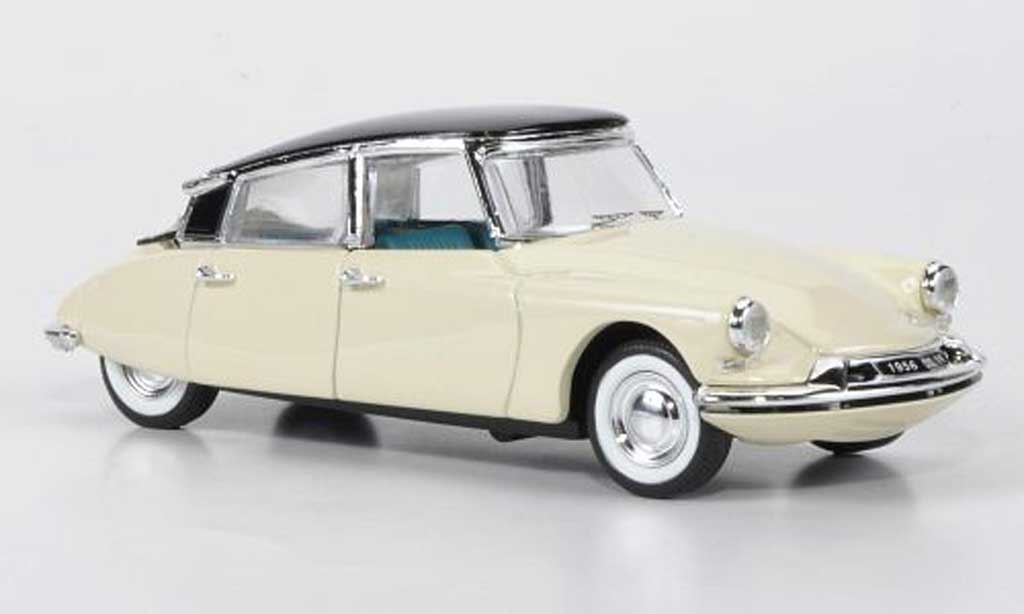 Citroen DS 19 1/43 Rio 19 beige/zwart Autosalon Paris 1955 modelauto