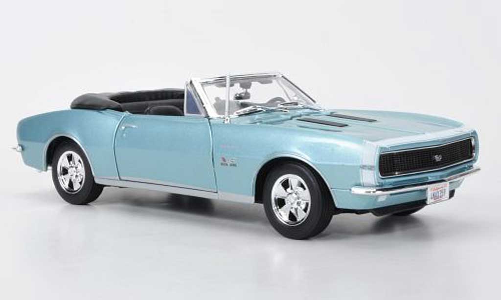 Chevrolet Camaro SS 1/18 Maisto SS 396 Cngroenible blauw 1967 modelauto
