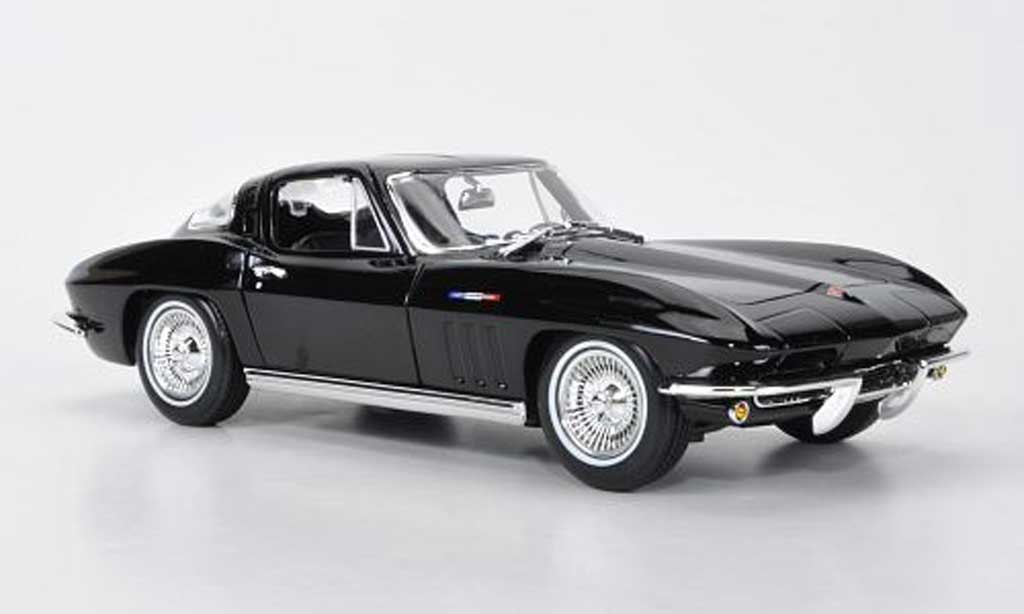 Chevrolet Corvette C2 1/18 Maisto C2 Stingray Coupe zwart 1965 modelauto
